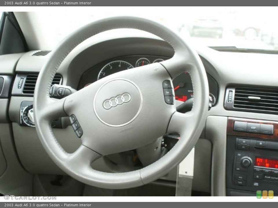 Platinum Interior Steering Wheel for the 2003 Audi A6 3.0 quattro Sedan #100341584