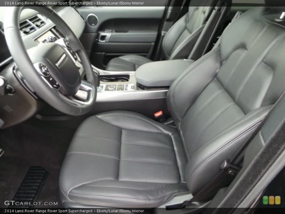 Ebony/Lunar/Ebony Interior Front Seat for the 2014 Land Rover Range Rover Sport Supercharged #100344344