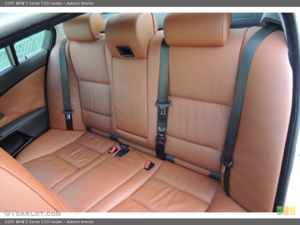 Auburn Interior Rear Seat for the 2005 BMW 5 Series 530i Sedan #100344974