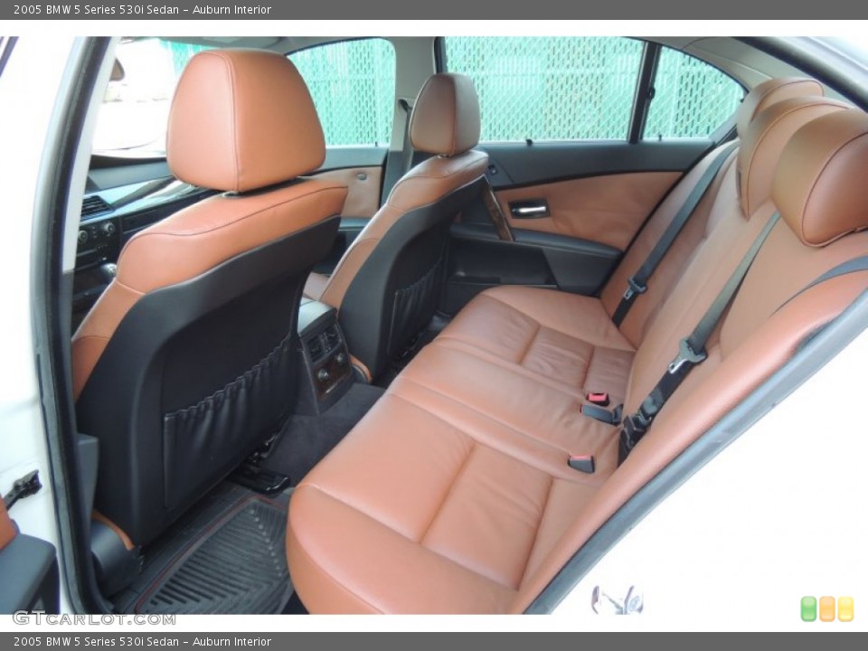 Auburn Interior Rear Seat for the 2005 BMW 5 Series 530i Sedan #100344995