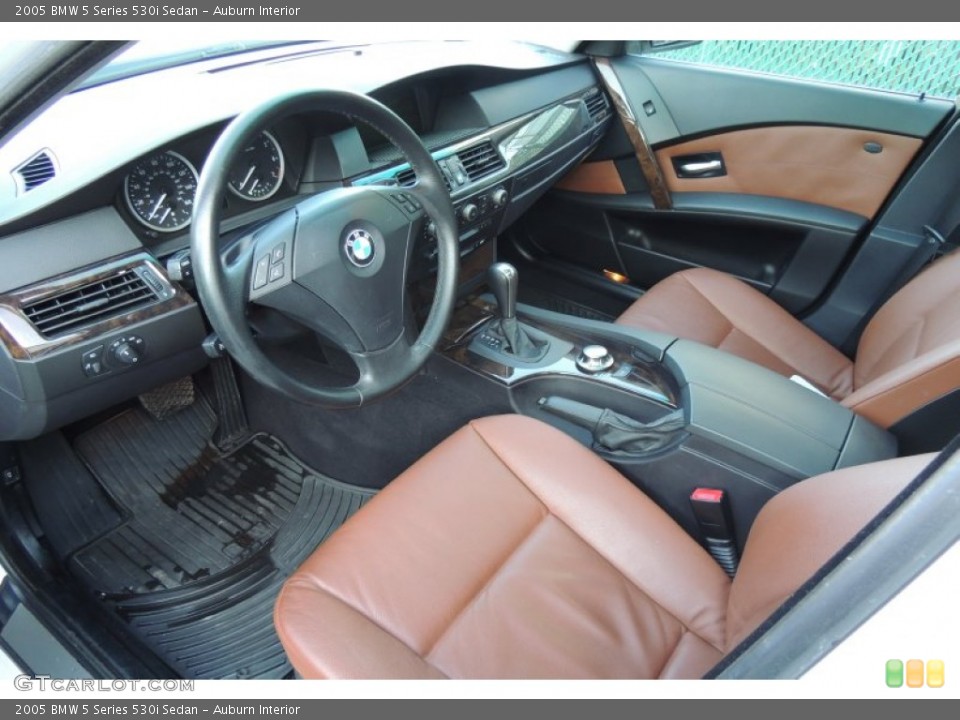 Auburn Interior Prime Interior for the 2005 BMW 5 Series 530i Sedan #100345022