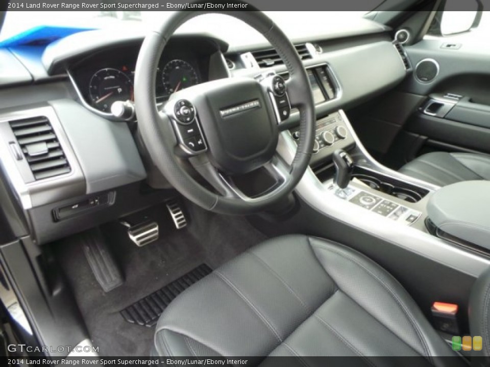 Ebony/Lunar/Ebony Interior Prime Interior for the 2014 Land Rover Range Rover Sport Supercharged #100345166