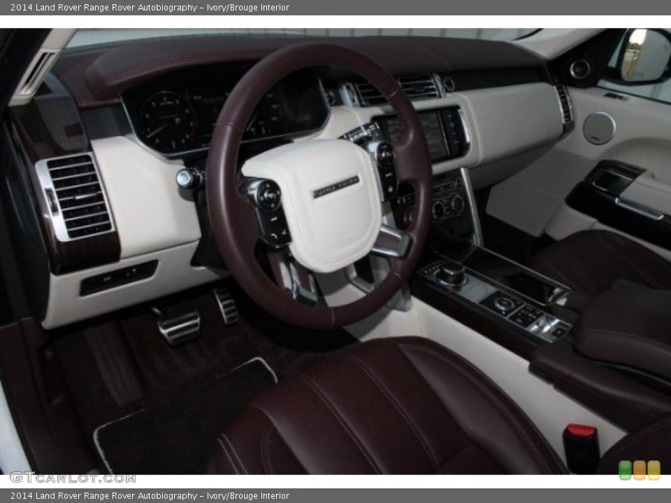 Ivory/Brouge 2014 Land Rover Range Rover Interiors