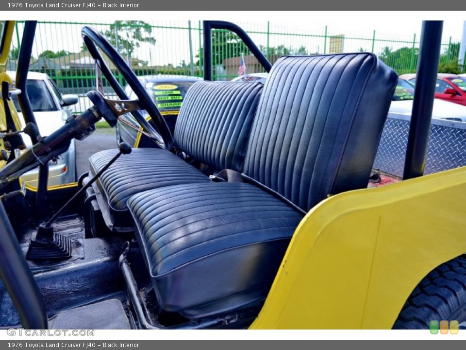 Black Interior Photo for the 1976 Toyota Land Cruiser FJ40 #100368899