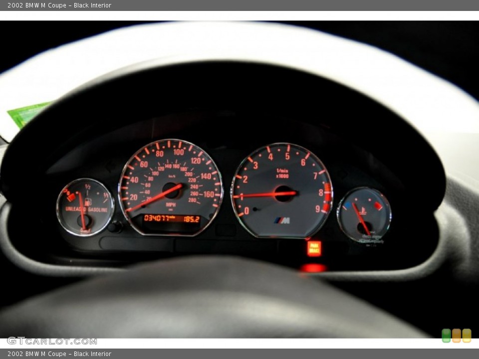 Black Interior Gauges for the 2002 BMW M Coupe #100371642