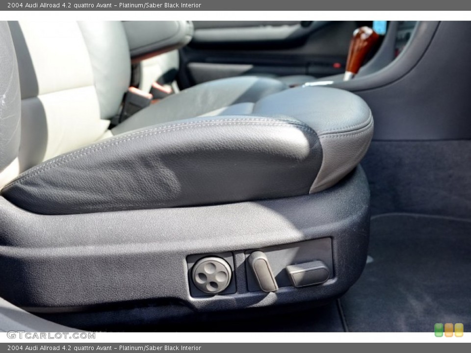 Platinum/Saber Black Interior Controls for the 2004 Audi Allroad 4.2 quattro Avant #100373421