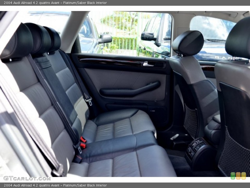 Platinum/Saber Black Interior Rear Seat for the 2004 Audi Allroad 4.2 quattro Avant #100373598