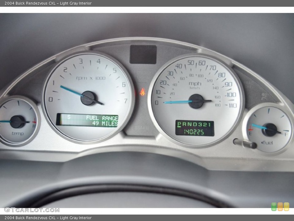 Light Gray Interior Gauges for the 2004 Buick Rendezvous CXL #100375721