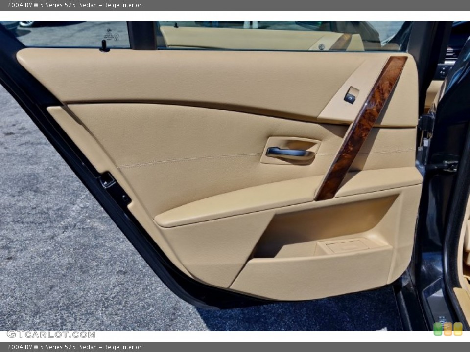 Beige Interior Door Panel for the 2004 BMW 5 Series 525i Sedan #100379015