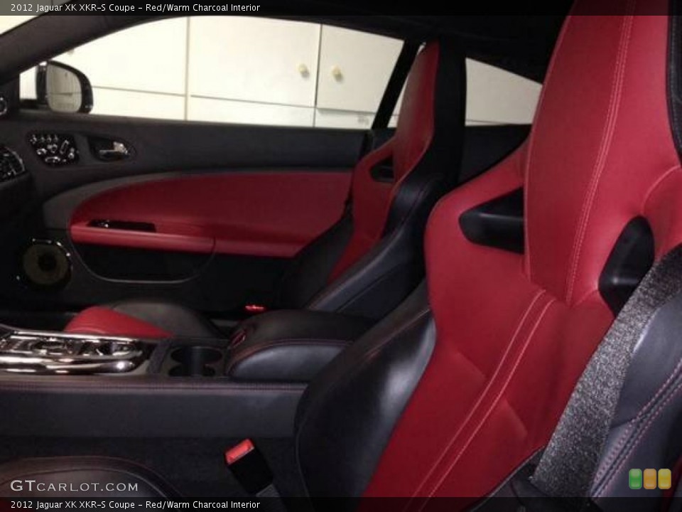 Red/Warm Charcoal Interior Front Seat for the 2012 Jaguar XK XKR-S Coupe #100384880