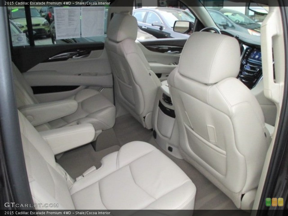 Shale/Cocoa Interior Rear Seat for the 2015 Cadillac Escalade Premium 4WD #100399535