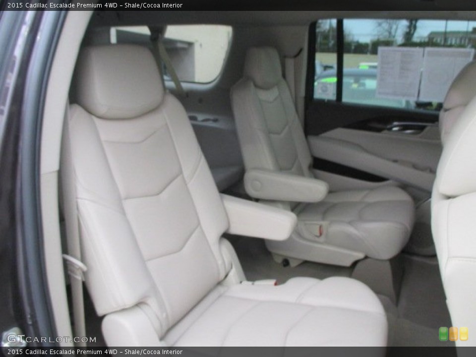 Shale/Cocoa Interior Rear Seat for the 2015 Cadillac Escalade Premium 4WD #100399553