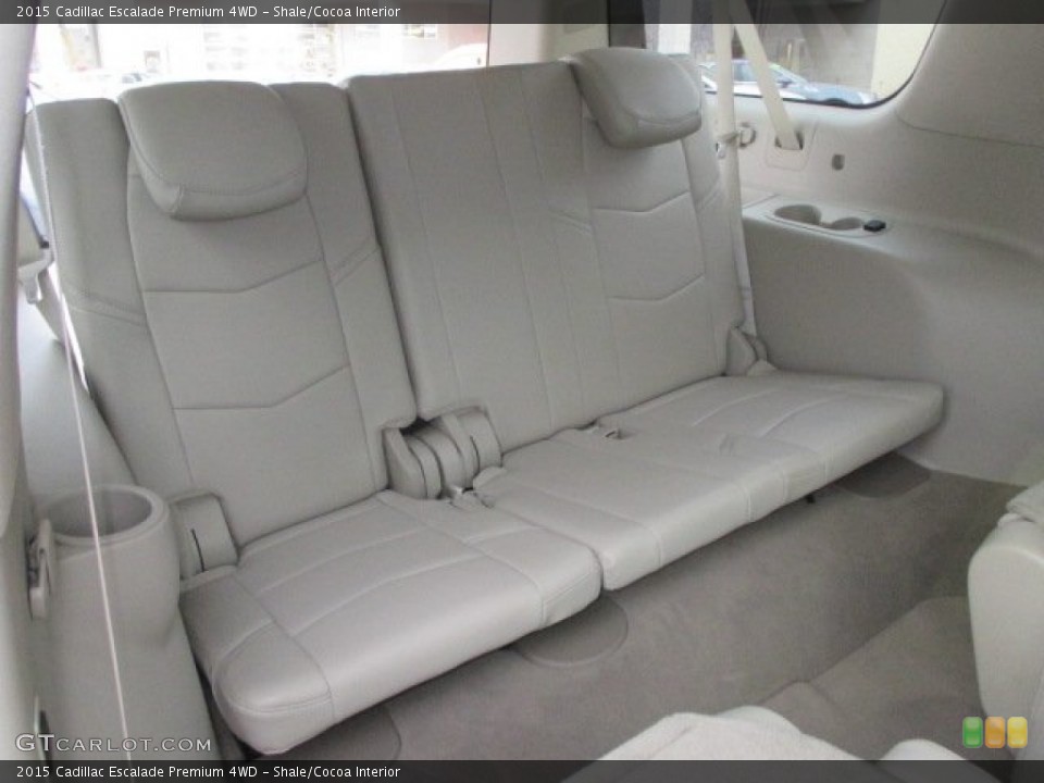 Shale/Cocoa Interior Rear Seat for the 2015 Cadillac Escalade Premium 4WD #100399742