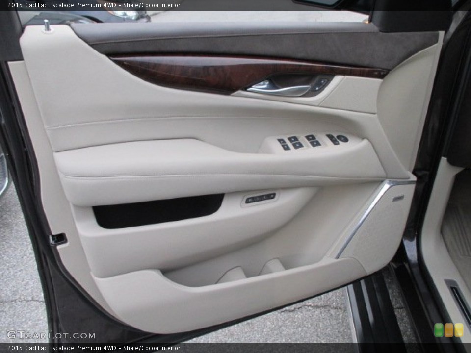 Shale/Cocoa Interior Door Panel for the 2015 Cadillac Escalade Premium 4WD #100399883