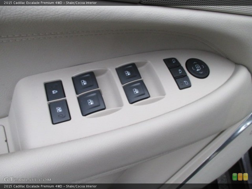 Shale/Cocoa Interior Controls for the 2015 Cadillac Escalade Premium 4WD #100400210