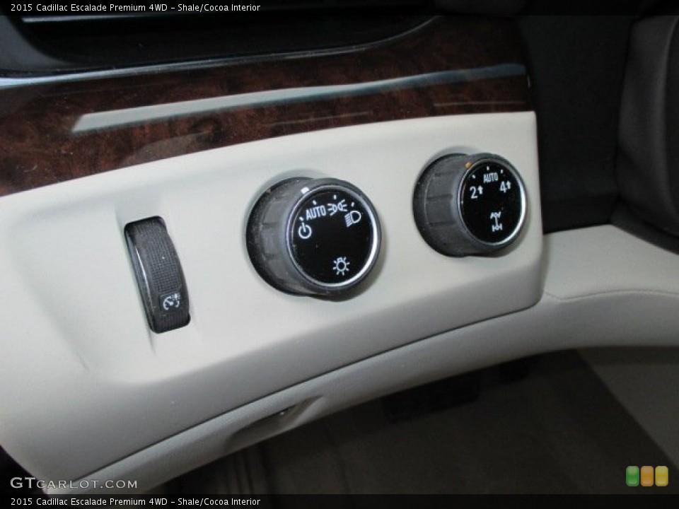 Shale/Cocoa Interior Controls for the 2015 Cadillac Escalade Premium 4WD #100400276