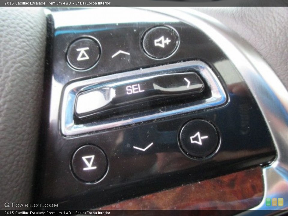 Shale/Cocoa Interior Controls for the 2015 Cadillac Escalade Premium 4WD #100400321