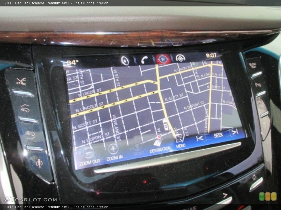 Shale/Cocoa Interior Navigation for the 2015 Cadillac Escalade Premium 4WD #100400414