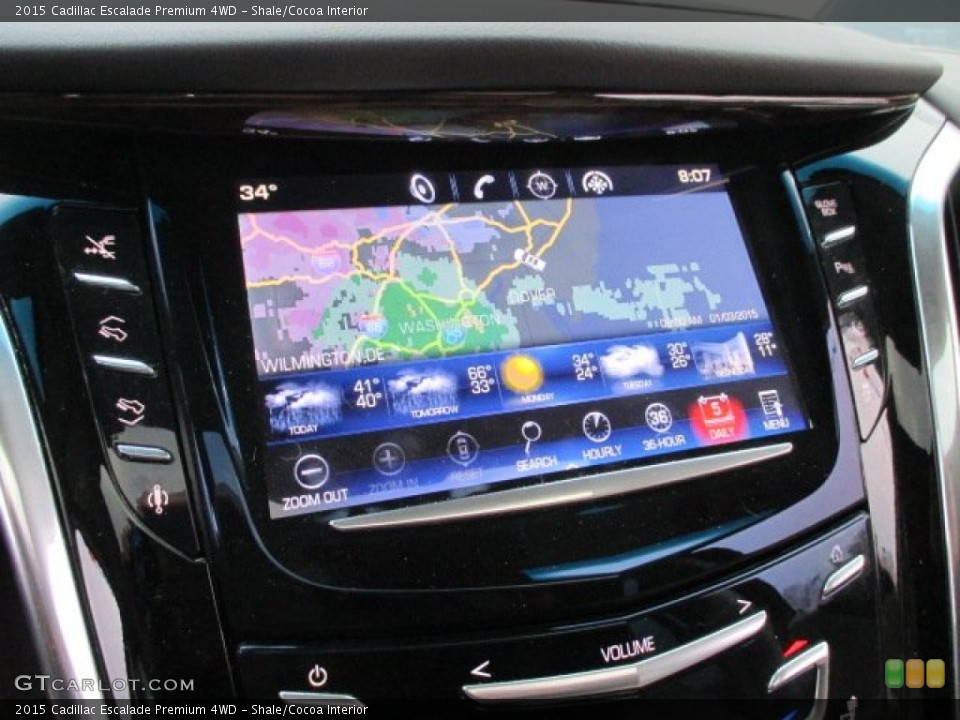 Shale/Cocoa Interior Navigation for the 2015 Cadillac Escalade Premium 4WD #100400438