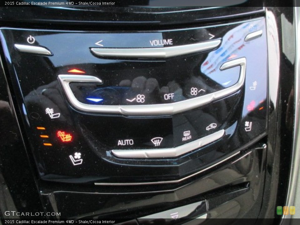 Shale/Cocoa Interior Controls for the 2015 Cadillac Escalade Premium 4WD #100400555