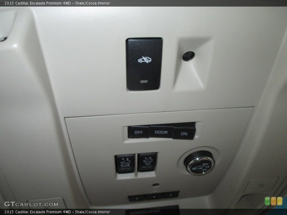 Shale/Cocoa Interior Controls for the 2015 Cadillac Escalade Premium 4WD #100400617