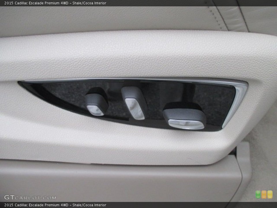 Shale/Cocoa Interior Controls for the 2015 Cadillac Escalade Premium 4WD #100400678