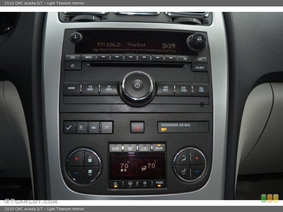 Light Titanium Interior Controls for the 2010 GMC Acadia SLT #100403849