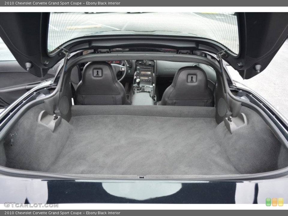 Ebony Black Interior Trunk for the 2010 Chevrolet Corvette Grand Sport Coupe #100404356