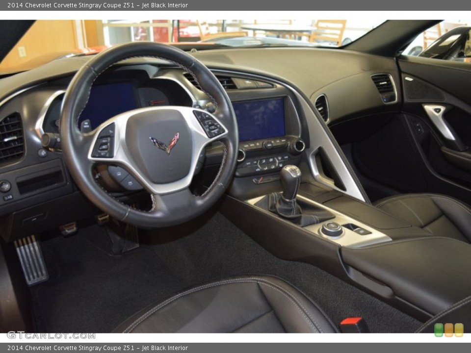 Jet Black Interior Prime Interior for the 2014 Chevrolet Corvette Stingray Coupe Z51 #100404902