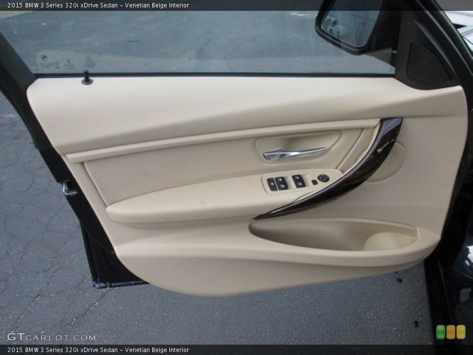 Venetian Beige Interior Door Panel for the 2015 BMW 3 Series 320i xDrive Sedan #100405133