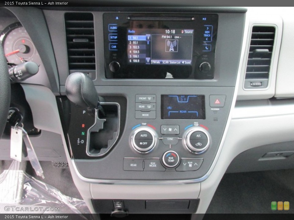 Ash Interior Controls for the 2015 Toyota Sienna L #100410494