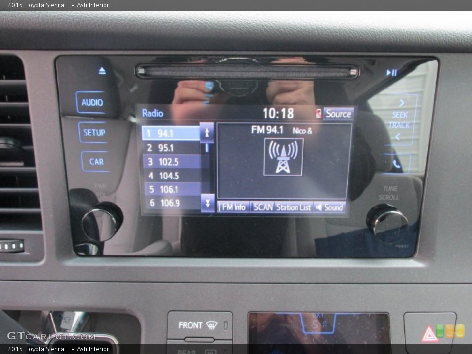 Ash Interior Audio System for the 2015 Toyota Sienna L #100410527