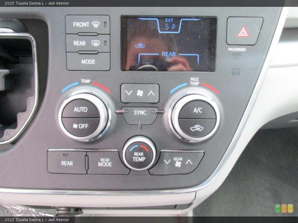 Ash Interior Controls for the 2015 Toyota Sienna L #100410551