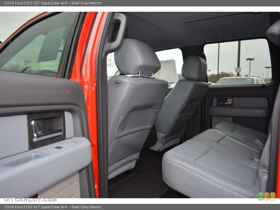 Steel Grey Interior Rear Seat for the 2014 Ford F150 XLT SuperCrew 4x4 #100410629