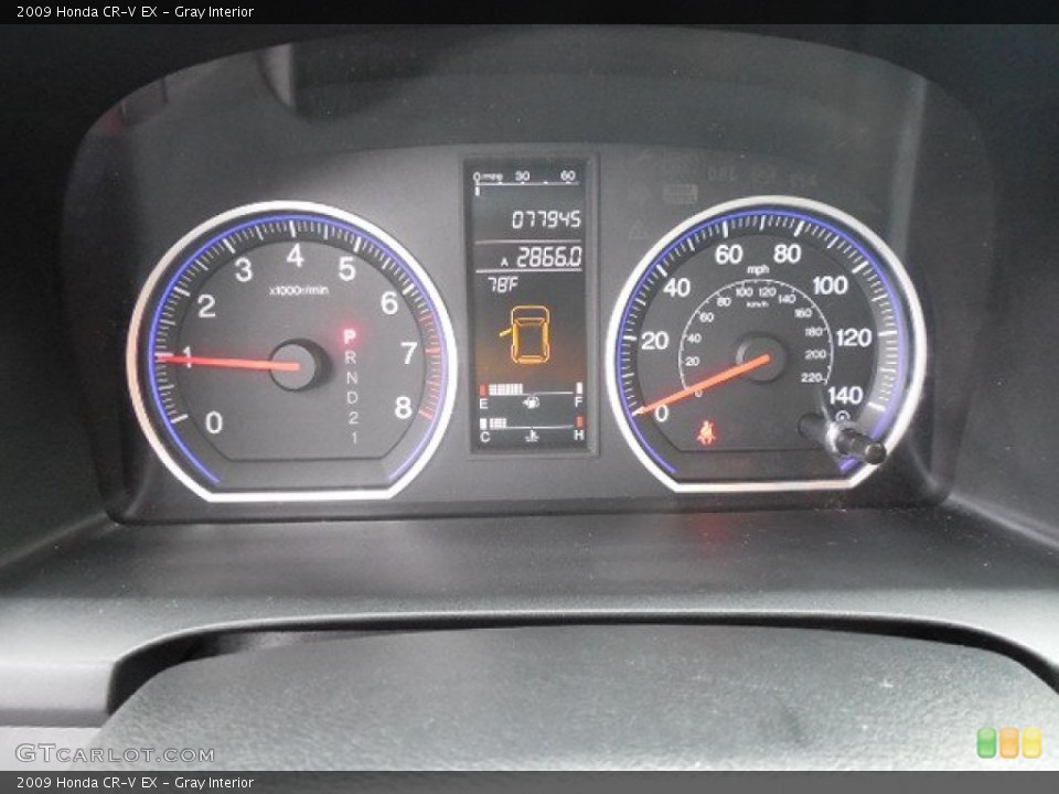 Gray Interior Gauges for the 2009 Honda CR-V EX #100423577