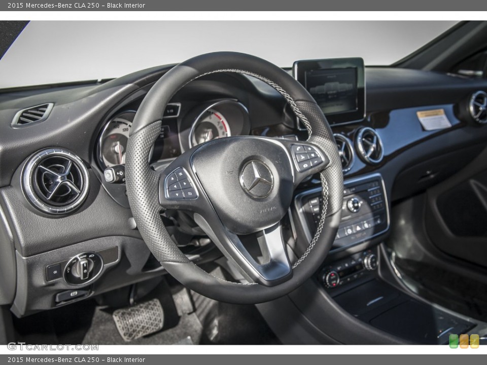 Black Interior Dashboard for the 2015 Mercedes-Benz CLA 250 #100427959