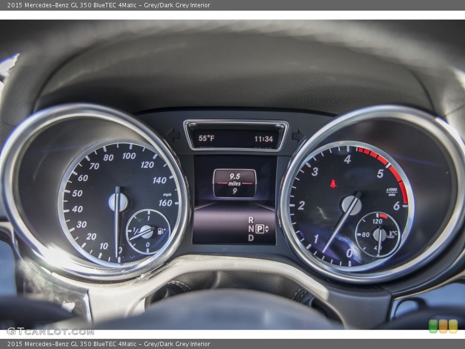 Grey/Dark Grey Interior Gauges for the 2015 Mercedes-Benz GL 350 BlueTEC 4Matic #100430525