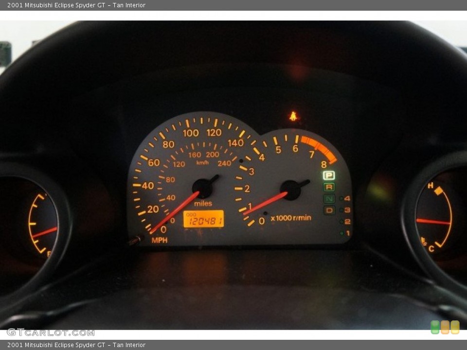 Tan Interior Gauges for the 2001 Mitsubishi Eclipse Spyder GT #100433108
