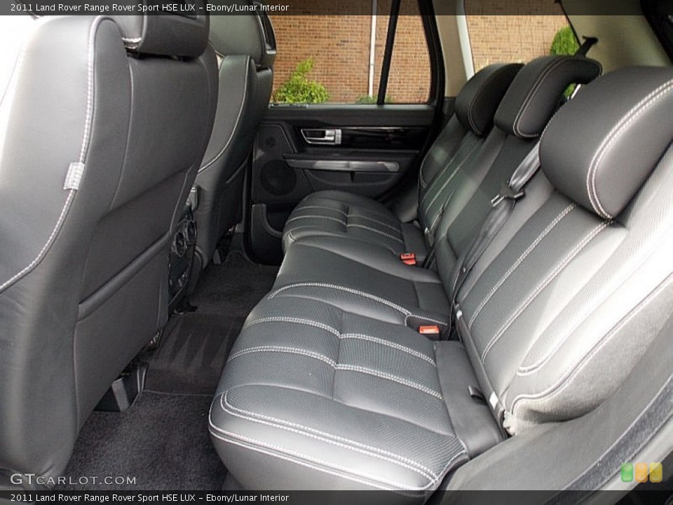 Ebony/Lunar Interior Rear Seat for the 2011 Land Rover Range Rover Sport HSE LUX #100440518
