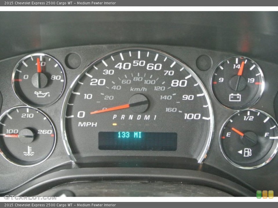 Medium Pewter Interior Gauges for the 2015 Chevrolet Express 2500 Cargo WT #100442168