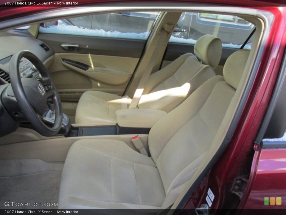 Ivory Interior Photo for the 2007 Honda Civic LX Sedan #100444196
