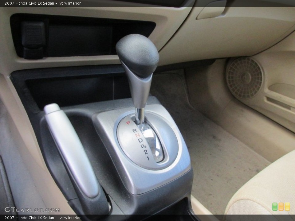 Ivory Interior Transmission for the 2007 Honda Civic LX Sedan #100444253