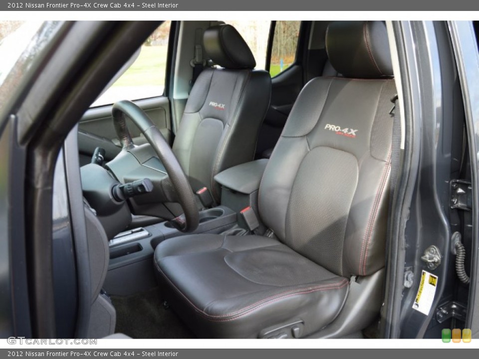 Steel Interior Photo for the 2012 Nissan Frontier Pro-4X Crew Cab 4x4 #100446924