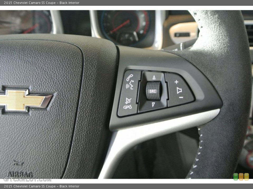 Black Interior Controls for the 2015 Chevrolet Camaro SS Coupe #100449350