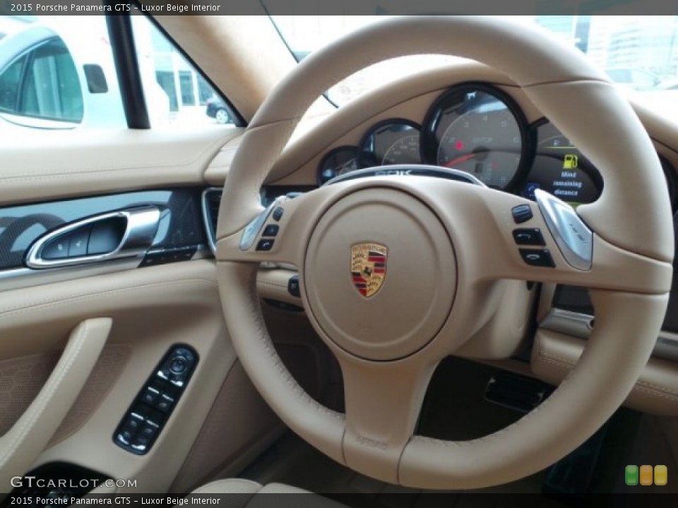 Luxor Beige Interior Steering Wheel for the 2015 Porsche Panamera GTS #100457699