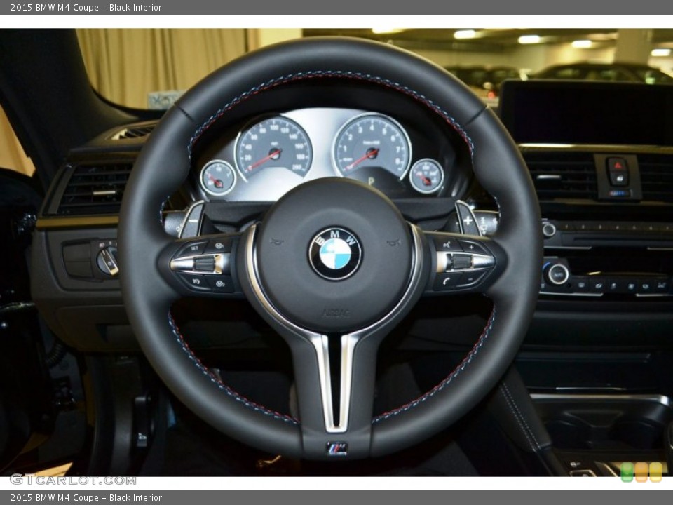 Black Interior Steering Wheel for the 2015 BMW M4 Coupe #100464534
