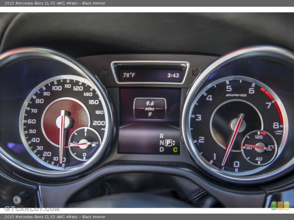 Black Interior Gauges for the 2015 Mercedes-Benz GL 63 AMG 4Matic #100469751