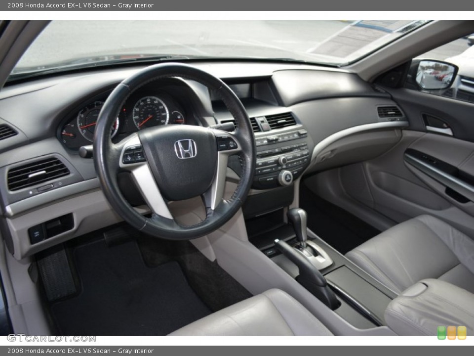 Gray Interior Photo for the 2008 Honda Accord EX-L V6 Sedan #100470492