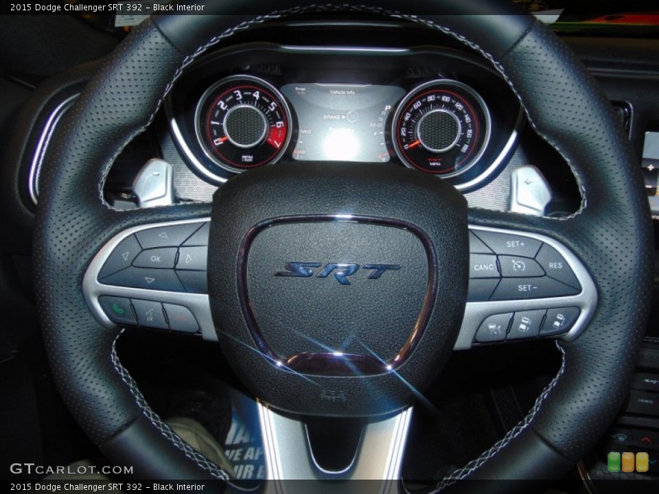 Black Interior Steering Wheel for the 2015 Dodge Challenger SRT 392 #100471620
