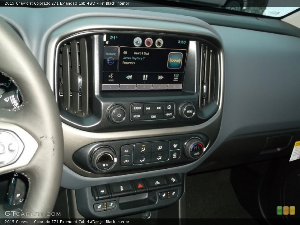 Jet Black Interior Controls for the 2015 Chevrolet Colorado Z71 Extended Cab 4WD #100474263